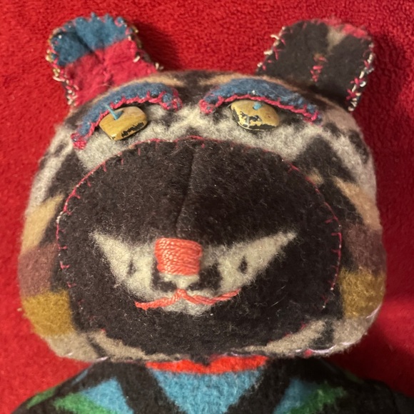 24” Teddy Bear - Indian Blanket - Handmade - OOAK - Picture 6 of 9